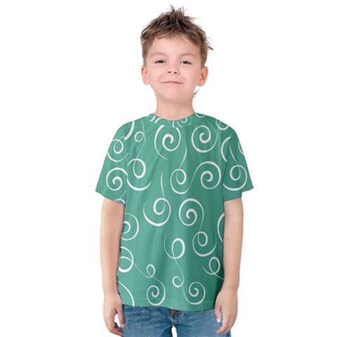 Pattern Kids  Cotton Tee by ValentinaDesign