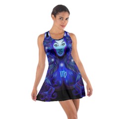 Sign Virgo Zodiac Cotton Racerback Dress by Mariart