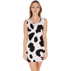 Leopard Skin Sleeveless Bodycon Dress by Nexatart