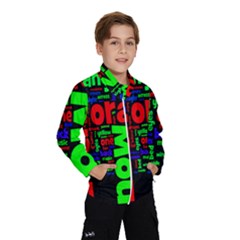 Writing Color Rainbow Wind Breaker (kids) by Mariart