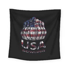 Usa Bowling  Square Tapestry (small) by Valentinaart