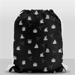 Cactus Pattern Drawstring Bag (small) by Valentinaart