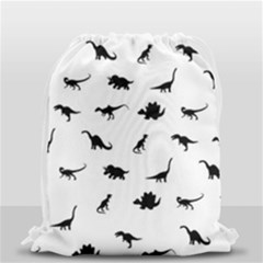 Dinosaurs Pattern Drawstring Bag (small) by Valentinaart