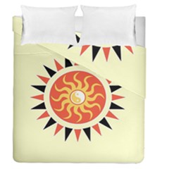 Yin Yang Sunshine Duvet Cover Double Side (queen Size) by linceazul