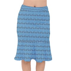 Bicycles Pattern Mermaid Skirt by linceazul