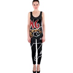 Kung Fu  Onepiece Catsuit by Valentinaart