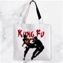 Kung Fu  Zipper Grocery Tote Bag View1