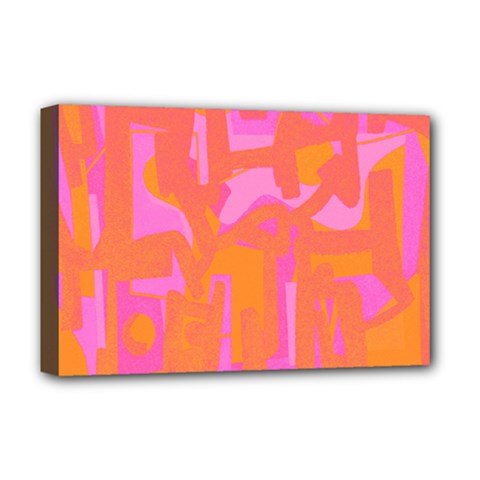 Abstract Art Deluxe Canvas 18  X 12   by ValentinaDesign