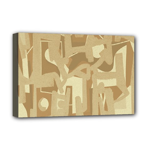 Abstract Art Deluxe Canvas 18  X 12   by ValentinaDesign