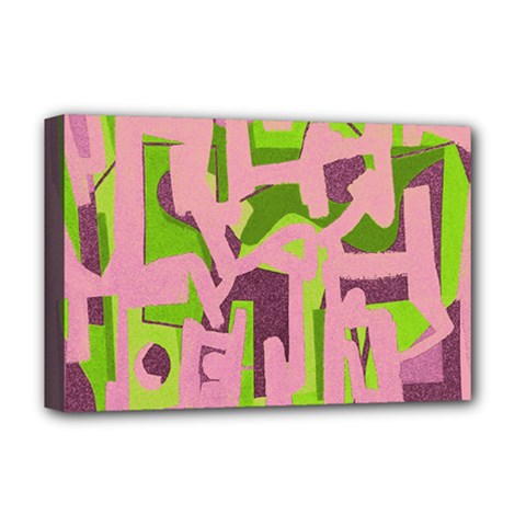 Abstract Art Deluxe Canvas 18  X 12   by ValentinaDesign
