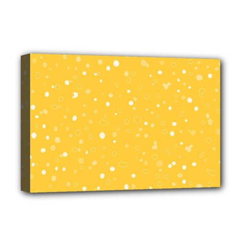 Dots Pattern Deluxe Canvas 18  X 12   by ValentinaDesign