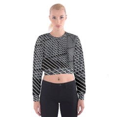 Abstract Architecture Pattern Cropped Sweatshirt by Nexatart