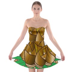 Young Bamboo Strapless Bra Top Dress by Mariart