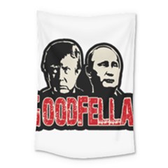 Goodfellas Putin And Trump Small Tapestry by Valentinaart