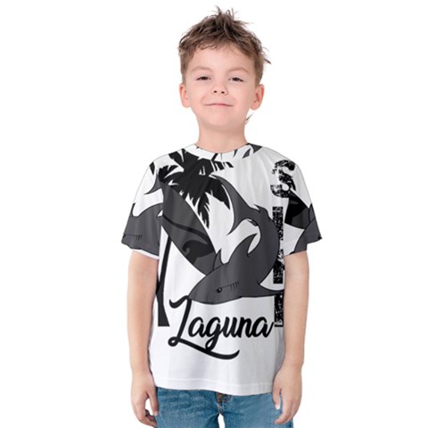 Surf - Laguna Kids  Cotton Tee by Valentinaart