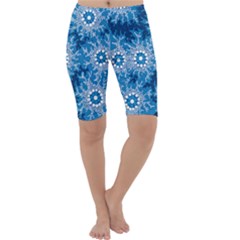 Aboriginal Art – Bushland Dreaming Cropped Leggings  by hogartharts