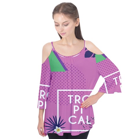Behance Feelings Beauty Polka Dots Leaf Triangle Tropical Pink Flutter Tees by Mariart