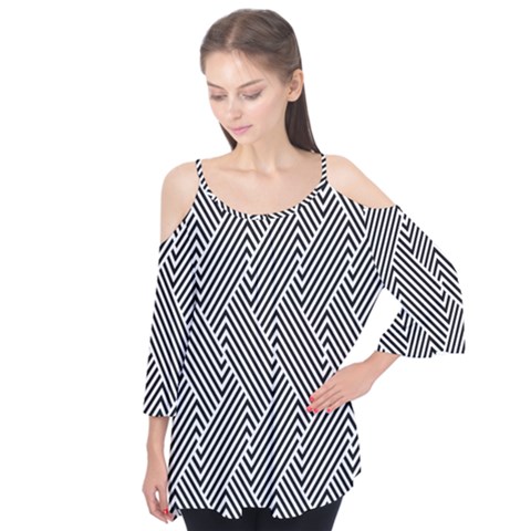 Escher Striped Black And White Plain Vinyl Flutter Tees by Mariart