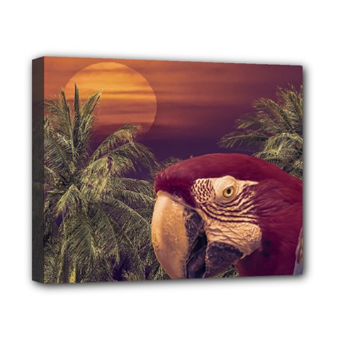 Tropical Style Collage Design Poster Canvas 10  X 8  by dflcprints