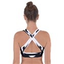 White Spider Cross Back Sports Bra View2