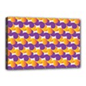 purple and yellow Abstract pattern Canvas 18  x 12  View1