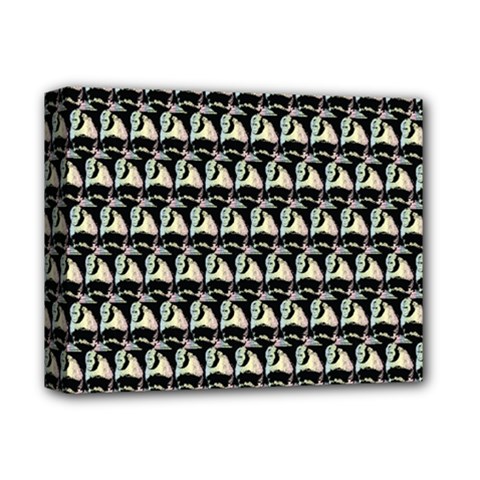 Colorful Pop Art Monkey Pattern Deluxe Canvas 14  X 11  by paulaoliveiradesign