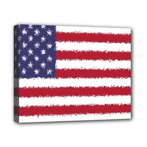 Flag Of The United States America Canvas 10  X 8  by paulaoliveiradesign