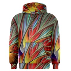 Fractal Bird Of Paradise Men s Pullover Hoodie by WolfepawFractals