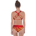 Easter Decorative Red Egg Criss Cross Bikini Set View2