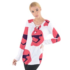 Stormtroper Pattern  Tie Up Tee by paulaoliveiradesign