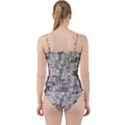 White Technology Circuit Board Electronic Computer Cut Out Top Tankini Set View2
