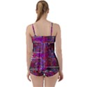 Technology Circuit Board Layout Pattern Babydoll Tankini Set View2