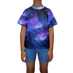 Galaxy Kids  Short Sleeve Swimwear by Kathrinlegg