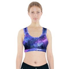 Galaxy Sports Bra With Pocket by Kathrinlegg