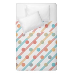 Simple Saturated Pattern Duvet Cover Double Side (single Size) by linceazul