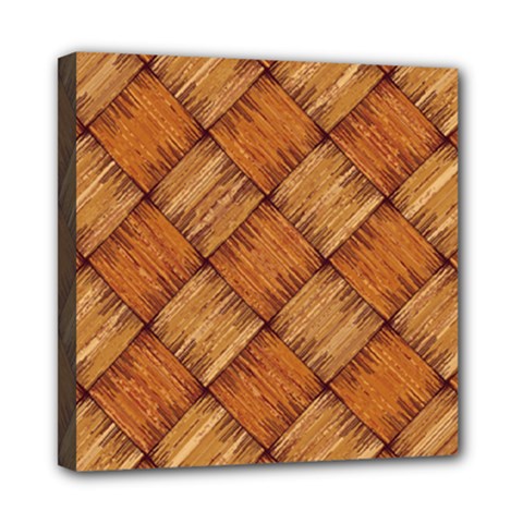 Vector Square Texture Pattern Mini Canvas 8  X 8  by BangZart