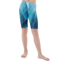 Glass Bulding Kids  Mid Length Swim Shorts by BangZart