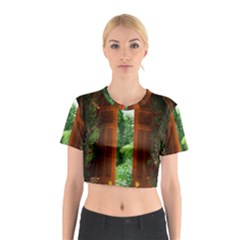 Beautiful World Entry Door Fantasy Cotton Crop Top by BangZart