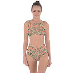 Stars Twirl Bandaged Up Bikini Set  by linceazul