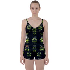 Beetles Insects Bugs Tie Front Two Piece Tankini by BangZart