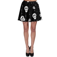 Skull Pattern Skater Skirt by BangZart
