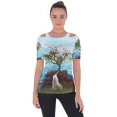 Single Tree Short Sleeve Top by berwies