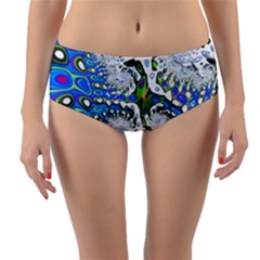 Fractal Fantasy 717b Reversible Mid-waist Bikini Bottoms by Fractalworld