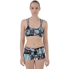 Distressed Pattern Women s Sports Set by linceazul