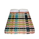 Plaid Pattern Fitted Sheet (Full/ Double Size) View1
