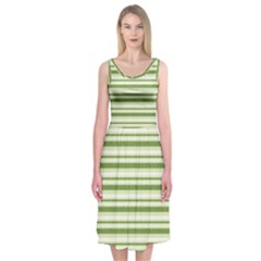 Spring Stripes Midi Sleeveless Dress by designworld65