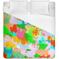 Colorful Summer Splash Duvet Cover (king Size) by designworld65