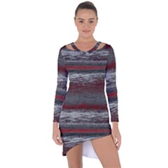 Ombre Asymmetric Cut-out Shift Dress by ValentinaDesign