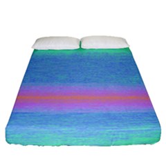 Ombre Fitted Sheet (queen Size) by ValentinaDesign