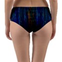 Stylish Colorful Strips Reversible Mid-Waist Bikini Bottoms View4